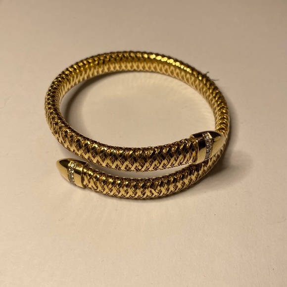 Roberto Coin Primavera 18k gold/diamond bracelet - Picture 8 of 14